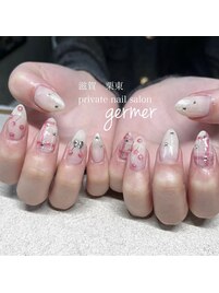 キュート♪さくらんぼネイル☆