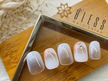 ネイルアンドアイラッシュサロン ブレス 長町南駅店(BLESS)/冬のふんわりやわらかネイル♪