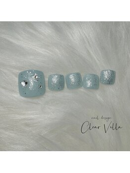ネイルサロンクリアヴィラ(nail salon clear villa)/フットデザインチョイス☆¥9350