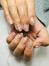 チヒロネイル/オフィス向きニュアンスネイル