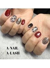 エーネイル エーラッシュ(A-NAIL A-LASH)/定額ネイル【倉敷】