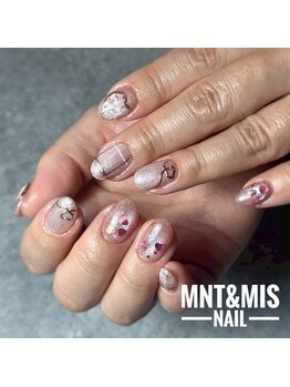 ミントアンドミスネイル(Mnt&Mis NAIL)/持ち込みデザイン　¥9800～