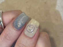 ラクエ(Laque)/落書きネイル 淡色ニュアンス