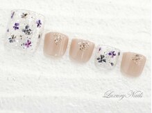 ラグジュアリーネイルズ アカバネ(Luxury Nails Akabane)/華やか*押し花Nail