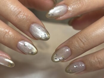 マラマネイル(Malama Nail)/ニュアンス×マグネット×フィル