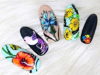 アンジェヴォーグ 名古屋本店(Angevogue)/ボタニカルプリント