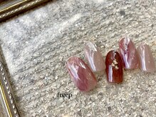 フリープ(freep)/2月月替わりネイル 春 夏 秋 冬