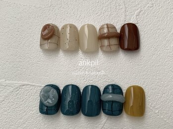 アノカプイル(ankpil)/9月【季節の定額aネイル】