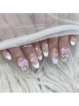 リンドネイル バイ モカ アンド ララ(Lind nail by moca and LaLa)/フレンチネイル