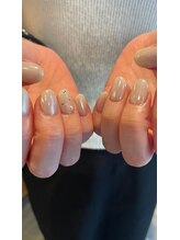 フリープ(freep)/ヌーディーベージュ/秋ネイル