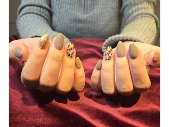 ループスネイルスペース 日吉店(Loops Nail Space)/秋定番ヒョウ柄ネイル