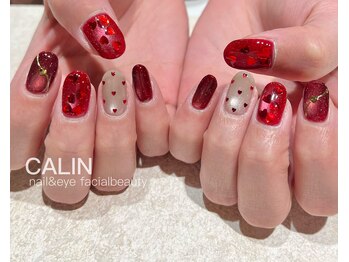 カラン 焼津店(CALIN)/定額ハートネイル