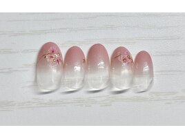 フラワーラインネイル