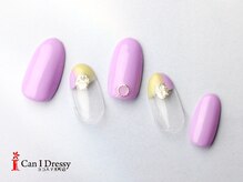 キャンアイドレッシー ヨコハマ元町店(Can I Dressy)/ラベンダー/塗りかけ/ニュアンス