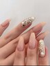 長さ出し＋ワンカラー＋2本埋め尽くし ￥7,500