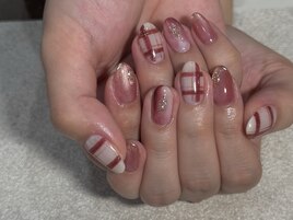 チェックネイル