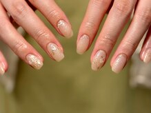 【ブライダルネイルも◎】得意のニュアンス×キレイ目に仕上げ♪