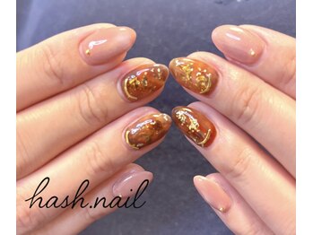 ハッシュネイル(hush nail)/べっ甲ネイル