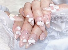 シャシャ(shasha)/ハート×きらきら &nbsp;冬ネイル