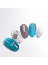 エトワール 大垣店(Etoile)/クリアブルーネイル