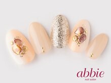ネイルサロンアビー 北千住店(abbie)/ブラウンシェル ￥12694