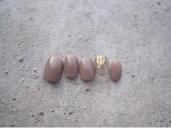 ニコルネイル(nicole nail)/定額 ブラウンニュアンス￥8000