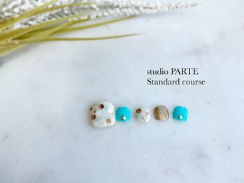 スタジオパルテ ネイルアイラッシュ(studio PARTE)/定額フット スタンダードコース