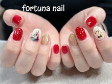 フォルトゥーナ 神田(Fortuna)/持ち込みクリスマスネイル