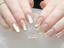 シマー(Shimmer)/ガラスマグネット×メタリック