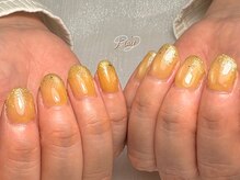 レイネイル(Ray nail)/大人可愛いミモザカラーネイル