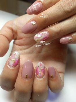 アモ ラブネイルズ(AMO Love nails)/ニュアンスネイル