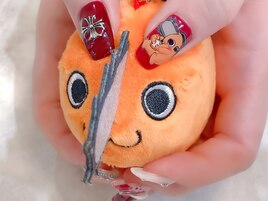 キャラクターネイル1本3000円♪