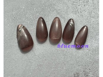 ブルームーン(bluemoon)/マグネットネイルアレンジ