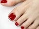 ミュウ(nail&eyelash salon Myu)の写真/季節に合うフットネイルがおすすめ！綺麗な足元で女子力UP★一人ひとりの『なりたい』を叶えます♪