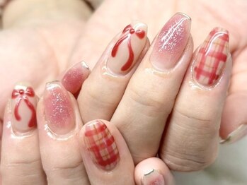 ロジ(loji)の写真/派手なネイルは出来なくても◎シンプルなデザインでも、あなたらしい色合いでおしゃれの質は落とさない！