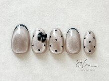 オル('olu)/バレンタイン/マグネットネイル