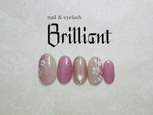 ネイルアンドまつげエクステのお店 ブリリアント 草加(Brilliant)/Hand 　定額9900円コース