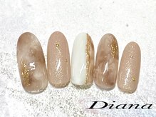 ディアナ ひたちなか高場店(DIANA)/定額ネイル　7,700円　A‐085