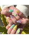 ネイルサロン アイナ(NailSalon Aina)の写真/【初回オフ無料☆150種類♪定額デザインコース¥6620~】経験と実績のあるスタッフによる繊細なア-トに圧倒！