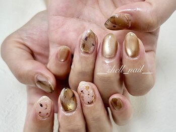 シェルネイル(shell nail)/ニュアンスネイル