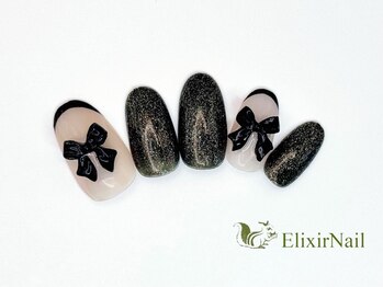 エリクサーネイル 渋谷(Elixir Nail)/定額aシンプル/クーポン使用