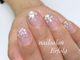 大人のラメグラデーション