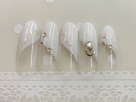 ゆるやかカーブ★ななめフレンチ