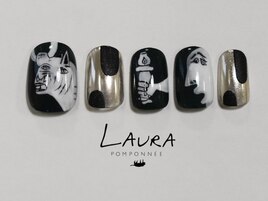 絵画ネイル　パラジェル