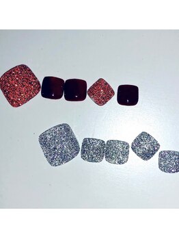 ブリオン 六本松店(Bullion)/スターフラッシュフットネイル