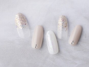 サンミーゴネイル 神戸店(Sunmego Nail)/グレーカラーネイル