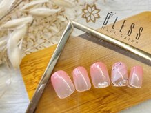 ネイルアンドアイラッシュサロン ブレス 長町南駅店(BLESS)/ダブルチェックがかわいい♪