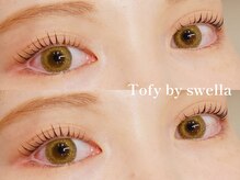 トフィー バイ スウェラ(Tofy by swella)/まつげパーマストレートデザイン