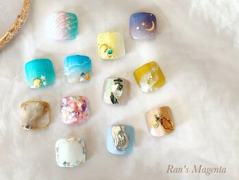 ランズ マジェンタ(Ran's Magenta)の写真/「志木でニュアンスデザインならここ！」創造性、個性溢れるニュアンスデザインを。