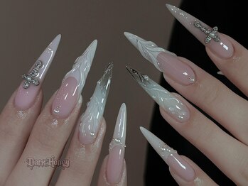 ダークハニー 原宿店(Dark Honey)/フレンチ/ロングネイル